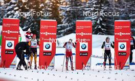 31.12.2013, Lenzerheide, Switzerland (SUI): Hanna Kolb (GER), Anne Kylloenen (FIN), Laurien Van Der Graaff (SUI), (l-r) - FIS world cup cross-country, tour de ski, individual sprint, Lenzerheide (SUI). www.nordicfocus.com. © Felgenhauer/NordicFocus. Every downloaded picture is fee-liable.