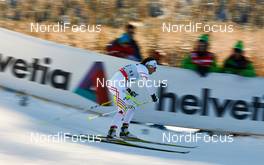 31.12.2013, Lenzerheide, Switzerland (SUI): Perianne Jones (CAN) - FIS world cup cross-country, tour de ski, individual sprint, Lenzerheide (SUI). www.nordicfocus.com. © Felgenhauer/NordicFocus. Every downloaded picture is fee-liable.