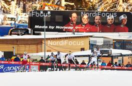 31.12.2013, Lenzerheide, Switzerland (SUI): Petter Northug (NOR), David Hofer (ITA), Harald Wurm (AUT), Bernhard Tritscher (AUT), Calle Halfvarsson (SWE), (l-r) - FIS world cup cross-country, tour de ski, individual sprint, Lenzerheide (SUI). www.nordicfocus.com. © Felgenhauer/NordicFocus. Every downloaded picture is fee-liable.