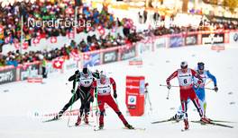 31.12.2013, Lenzerheide, Switzerland (SUI): Eligius Tambornino (SUI), Martin Johnsrud Sundby (NOR), Finn Haagen Krogh (NOR), (l-r) - FIS world cup cross-country, tour de ski, individual sprint, Lenzerheide (SUI). www.nordicfocus.com. © Felgenhauer/NordicFocus. Every downloaded picture is fee-liable.