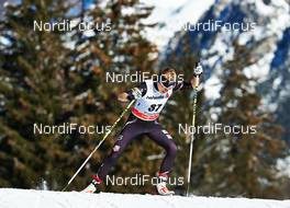 31.12.2013, Lenzerheide, Switzerland (SUI): Elizabeth Stephen (USA) - FIS world cup cross-country, tour de ski, individual sprint, Lenzerheide (SUI). www.nordicfocus.com. © Felgenhauer/NordicFocus. Every downloaded picture is fee-liable.