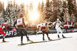 31.12.2013, Lenzerheide, Switzerland (SUI): Enrico Nizzi (ITA), Bernhard Tritscher (AUT), Calle Halfvarsson (SWE), (l-r) - FIS world cup cross-country, tour de ski, individual sprint, Lenzerheide (SUI). www.nordicfocus.com. © Felgenhauer/NordicFocus. Every downloaded picture is fee-liable.