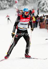 13.01.2013, Chaux-Neuve, France (FRA): Tino Edelmann (GER), Madshus, Leki, Rottefella, Adidas - FIS world cup nordic combined, team sprint HS118/2x7.5km, Chaux-Neuve (FRA). www.nordicfocus.com. © Becker/NordicFocus. Every downloaded picture is fee-liable.