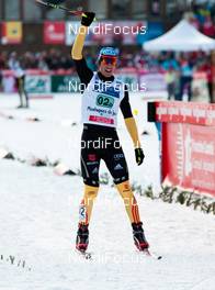 13.01.2013, Chaux-Neuve, France (FRA): Tino Edelmann (GER), Madshus, Leki, Rottefella, Adidas  - FIS world cup nordic combined, team sprint HS118/2x7.5km, Chaux-Neuve (FRA). www.nordicfocus.com. © Becker/NordicFocus. Every downloaded picture is fee-liable.