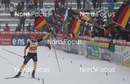 27.01.2013, Klingenthal, Germany (GER): Eric Frenzel (GER), Fischer, Salomon, adidas - FIS world cup nordic combined, penalty HS140/10km, Klingenthal (GER). www.nordicfocus.com. © Domanski/NordicFocus. Every downloaded picture is fee-liable.