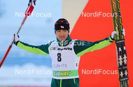 08.03.2013, Lahti, Finland (FIN): Akito Watabe (JPN), Fischer, Swix, Rottefella - FIS world cup nordic combined, individual gundersen HS130/10km, Lahti (FIN). www.nordicfocus.com. © Laiho/NordicFocus. Every downloaded picture is fee-liable.
