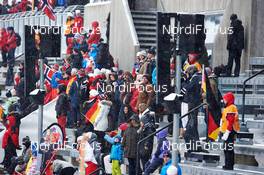 15.03.13, Oslo, Norway (NOR): spectators  - FIS world cup nordic combined, individual gundersen HS134/10km, Oslo (NOR). www.nordicfocus.com. © Felgenhauer/NordicFocus. Every downloaded picture is fee-liable.