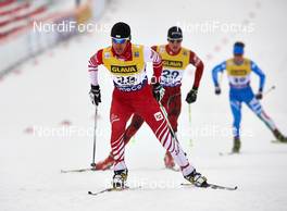 15.03.13, Oslo, Norway (NOR): l-r: Lukas Klapfer (AUT), Gasper Berlot (SLO) - FIS world cup nordic combined, individual gundersen HS134/10km, Oslo (NOR). www.nordicfocus.com. © Felgenhauer/NordicFocus. Every downloaded picture is fee-liable.