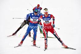 22.02.2013, Val di Fiemme, Italy (ITA): l-r: Jim Haertull (FIN), Joergen Graabak (NOR) - FIS nordic world ski championships, nordic combined, individual gundersen HS106/10km, Val di Fiemme (ITA). www.nordicfocus.com. © Felgenhauer/NordicFocus. Every downloaded picture is fee-liable.
