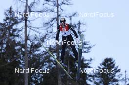 15.12.2013, Ramsau, Austria (AUT): Samuel Costa (ITA) - FIS world cup nordic combined, individual gundersen HS98/10km, Ramsau (AUT). www.nordicfocus.com. © Mandl/NordicFocus. Every downloaded picture is fee-liable.