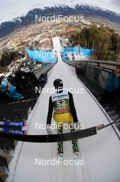 03.01.2013, Innsbruck, Austria (AUT):  Peter Prevc (SLO) - FIS world cup ski jumping, four hills tournament, individual HS130 qualification, Innsbruck (AUT). www.nordicfocus.com. © Laiho/NordicFocus. Every downloaded picture is fee-liable.