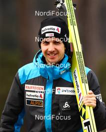 03.01.2013, Innsbruck, Austria (AUT): Simon Ammann (SUI), Fischer  - FIS world cup ski jumping, four hills tournament, individual HS130 qualification, Innsbruck (AUT). www.nordicfocus.com. © Laiho/NordicFocus. Every downloaded picture is fee-liable.