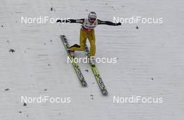 04.01.2013, Innsbruck, Austria (AUT):  Simon Ammann (SUI), Fischer - FIS world cup ski jumping, four hills tournament, individual HS130, Innsbruck (AUT). www.nordicfocus.com. © Laiho/NordicFocus. Every downloaded picture is fee-liable.