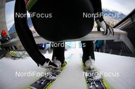 03.01.2013, Innsbruck, Austria (AUT): Yuta Watase (JPN), Fischer  - FIS world cup ski jumping, four hills tournament, individual HS130 qualification, Innsbruck (AUT). www.nordicfocus.com. © Laiho/NordicFocus. Every downloaded picture is fee-liable.