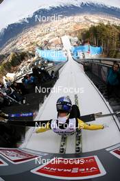 03.01.2013, Innsbruck, Austria (AUT): Thomas Morgenstern (AUT), Fischer  - FIS world cup ski jumping, four hills tournament, individual HS130 qualification, Innsbruck (AUT). www.nordicfocus.com. © Laiho/NordicFocus. Every downloaded picture is fee-liable.