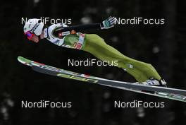 03.01.2013, Innsbruck, Austria (AUT): Jaka Hvala (SLO), Elan - FIS world cup ski jumping, four hills tournament, individual HS130 qualification, Innsbruck (AUT). www.nordicfocus.com. © Laiho/NordicFocus. Every downloaded picture is fee-liable.