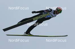 04.01.2013, Innsbruck, Austria (AUT):  Lauri Asikainen (FIN), Fischer - FIS world cup ski jumping, four hills tournament, individual HS130, Innsbruck (AUT). www.nordicfocus.com. © Laiho/NordicFocus. Every downloaded picture is fee-liable.
