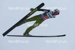 04.01.2013, Innsbruck, Austria (AUT): Jaka Hvala (SLO), Elan  - FIS world cup ski jumping, four hills tournament, individual HS130, Innsbruck (AUT). www.nordicfocus.com. © Laiho/NordicFocus. Every downloaded picture is fee-liable.