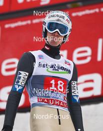 04.01.2013, Innsbruck, Austria (AUT):  Michael Hayboeck (AUT), Fischer - FIS world cup ski jumping, four hills tournament, individual HS130, Innsbruck (AUT). www.nordicfocus.com. © Laiho/NordicFocus. Every downloaded picture is fee-liable.