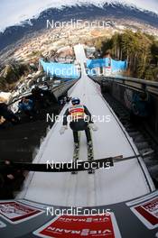 03.01.2013, Innsbruck, Austria (AUT):  Gregor Schlierenzauer (AUT), Fischer - FIS world cup ski jumping, four hills tournament, individual HS130 qualification, Innsbruck (AUT). www.nordicfocus.com. © Laiho/NordicFocus. Every downloaded picture is fee-liable.