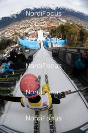 03.01.2013, Innsbruck, Austria (AUT):  Michael Neumayer (GER), Fischer - FIS world cup ski jumping, four hills tournament, individual HS130 qualification, Innsbruck (AUT). www.nordicfocus.com. © Laiho/NordicFocus. Every downloaded picture is fee-liable.