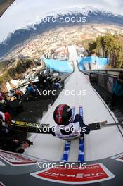 03.01.2013, Innsbruck, Austria (AUT):  Anders Jacobsen (NOR), Fluege.de - FIS world cup ski jumping, four hills tournament, individual HS130 qualification, Innsbruck (AUT). www.nordicfocus.com. © Laiho/NordicFocus. Every downloaded picture is fee-liable.