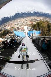 03.01.2013, Innsbruck, Austria (AUT): Simon Ammann (SUI), Fischer  - FIS world cup ski jumping, four hills tournament, individual HS130 qualification, Innsbruck (AUT). www.nordicfocus.com. © Laiho/NordicFocus. Every downloaded picture is fee-liable.