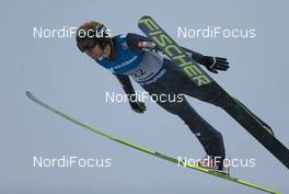 27.01.2013, Vikersund, Norway (NOR):  Vincent Descombes Sevoie (FRA), Fischer - FIS world cup ski flying, individual HS225, Vikersund (NOR). www.nordicfocus.com. © Laiho/NordicFocus. Every downloaded picture is fee-liable.
