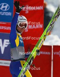 27.01.2013, Vikersund, Norway (NOR):  Simon Ammann (SUI), Fischer - FIS world cup ski flying, individual HS225, Vikersund (NOR). www.nordicfocus.com. © Laiho/NordicFocus. Every downloaded picture is fee-liable.