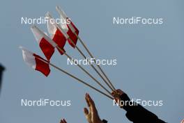 27.01.2013, Vikersund, Norway (NOR):  flags of Poland - FIS world cup ski flying, individual HS225, Vikersund (NOR). www.nordicfocus.com. © Laiho/NordicFocus. Every downloaded picture is fee-liable.