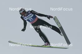 03.02.2013, Harrachov, Czech Republic (CZE): Gregor Deschwanden (SUI), Fischer, ODLO  - FIS world cup ski flying, individual HS205, Harrachov (CZE). www.nordicfocus.com. © Domanski/NordicFocus. Every downloaded picture is fee-liable.