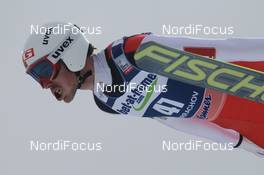 03.02.2013, Harrachov, Czech Republic (CZE): Andreas Stjernen (NOR), Fischer  - FIS world cup ski flying, individual HS205, Harrachov (CZE). www.nordicfocus.com. © Domanski/NordicFocus. Every downloaded picture is fee-liable.