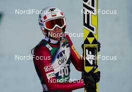 15.03.2013, Trondheim, Norway (NOR): Kamil Stoch (POL), Fischer - FIS world cup ski jumping, individual HS140, Trondheim (NOR). www.nordicfocus.com. © Laiho/NordicFocus. Every downloaded picture is fee-liable.