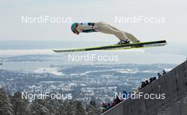 17.03.2013, Oslo, Norway (NOR): Tom Hilde (NOR), Fischer - FIS world cup ski jumping, individual HS134, Oslo (NOR). www.nordicfocus.com. © Laiho/NordicFocus. Every downloaded picture is fee-liable.