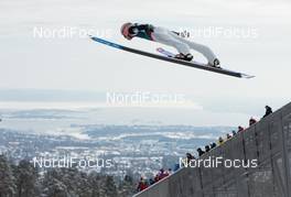 17.03.2013, Oslo, Norway (NOR): Manuel Fettner (AUT), Fluege.de - FIS world cup ski jumping, individual HS134, Oslo (NOR). www.nordicfocus.com. © Laiho/NordicFocus. Every downloaded picture is fee-liable.