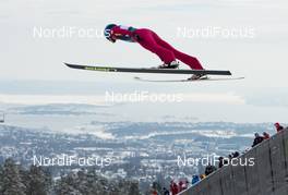 17.03.2013, Oslo, Norway (NOR): Dawid Kubacki (POL) - FIS world cup ski jumping, individual HS134, Oslo (NOR). www.nordicfocus.com. © Laiho/NordicFocus. Every downloaded picture is fee-liable.