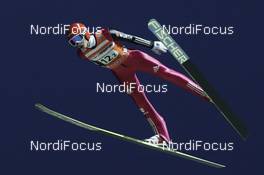 23.11.2013, Klingenthal, Germany (GER): Karl Geiger (GER), Fischer  - FIS world cup ski jumping, team HS140, Klingenthal (GER). www.nordicfocus.com. © Domanski/NordicFocus. Every downloaded picture is fee-liable.