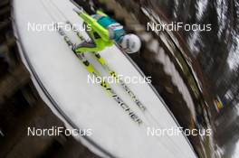 20.12.2013, Engelberg, Switzerland (SUI): Industry Feature: Undefined Athlete on Fischer - FIS world cup ski jumping, training, Engelberg (SUI). www.nordicfocus.com. © Manzoni/NordicFocus. Every downloaded picture is fee-liable.