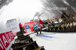 20.12.2013, Engelberg, Switzerland (SUI): Martin Koch (AUT)  - FIS world cup ski jumping, training, Engelberg (SUI). www.nordicfocus.com. © Manzoni/NordicFocus. Every downloaded picture is fee-liable.