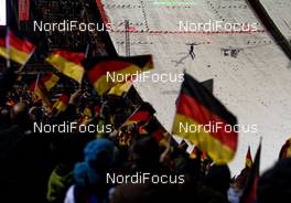 28.12.2013, Oberstdorf, Germany (GER): flags at the stadium - FIS world cup ski jumping, four hills tournament, individual HS137 qualification, Oberstdorf (GER). www.nordicfocus.com. © Laiho/NordicFocus. Every downloaded picture is fee-liable.