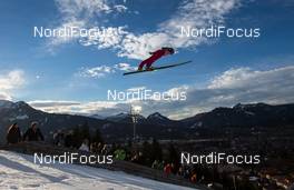 28.12.2013, Oberstdorf, Germany (GER): Michael Neumayer (GER), Fischer - FIS world cup ski jumping, four hills tournament, individual HS137 qualification, Oberstdorf (GER). www.nordicfocus.com. © Laiho/NordicFocus. Every downloaded picture is fee-liable.