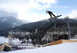 22.02.2013, Val di Fiemme, Italy (ITA): Sarah Hendrickson (USA), Fluege.de  - FIS nordic world ski championships, ski jumping ladies, individual HS106, Val di Fiemme (ITA). www.nordicfocus.com. © Laiho/NordicFocus. Every downloaded picture is fee-liable.