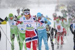 03.02.2013, Oberammergau, Germany (GER): Start, Tore Berdal (NOR) - FIS Marathon Cup Koenig Ludwig Lauf, Oberammergau (GER). www.nordicfocus.com. © Rauschendorfer/NordicFocus. Every downloaded picture is fee-liable.