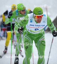 03.02.2013, Oberammergau, Germany (GER): Jerry Ahrlin (SWE) - FIS Marathon Cup Koenig Ludwig Lauf, Oberammergau (GER). www.nordicfocus.com. © Rauschendorfer/NordicFocus. Every downloaded picture is fee-liable.