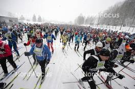 03.02.2013, Oberammergau, Germany (GER): start - FIS Marathon Cup Koenig Ludwig Lauf, Oberammergau (GER). www.nordicfocus.com. © Rauschendorfer/NordicFocus. Every downloaded picture is fee-liable.
