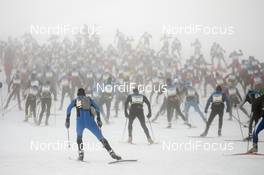 10.02.2013, Morez, France (FRA): Group of athletes - FIS Marathon Cup La Transjurassienne, Morez (FRA). www.nordicfocus.com. © Becker/NordicFocus. Every downloaded picture is fee-liable.