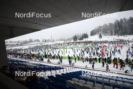 17.02.2013, Tartu, Estonia (EST): start area - FIS Marathon Cup Tartumarathon, Tartu (EST). www.nordicfocus.com. © Rauschendorfer/NordicFocus. Every downloaded picture is fee-liable.