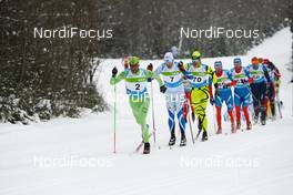 17.02.2013, Tartu, Estonia (EST): l-r: Anders Aukland (NOR), Algo Karp (EST), Niklas Colliander (FIN) - FIS Marathon Cup Tartumarathon, Tartu (EST). www.nordicfocus.com. © Rauschendorfer/NordicFocus. Every downloaded picture is fee-liable.