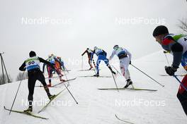 17.02.2013, Tartu, Estonia (EST): group of athletes - FIS Marathon Cup Tartumarathon, Tartu (EST). www.nordicfocus.com. © Rauschendorfer/NordicFocus. Every downloaded picture is fee-liable.