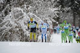 17.02.2013, Tartu, Estonia (EST): l-r: Anders Myrland (NOR), Algo Karp (EST) - FIS Marathon Cup Tartumarathon, Tartu (EST). www.nordicfocus.com. © Rauschendorfer/NordicFocus. Every downloaded picture is fee-liable.